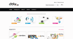 Desktop Screenshot of dotzshop.com